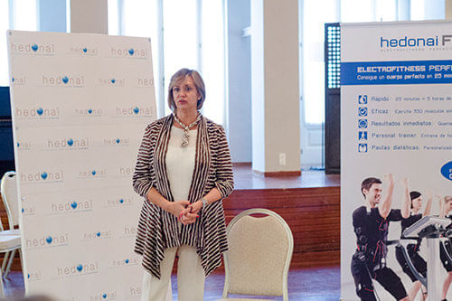 con Mª Carmen Vazquéz, Supervisora de Hedonai 