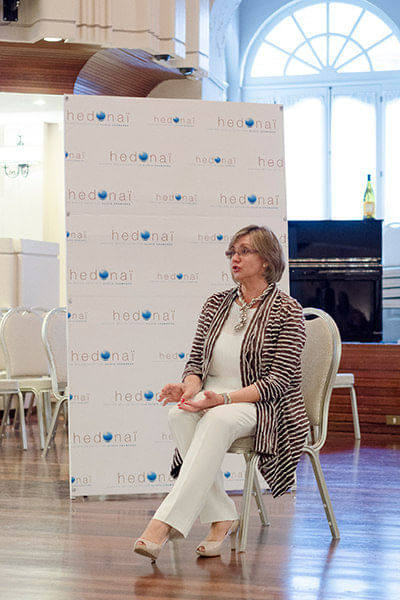 con Mª Carmen Vazquéz, Supervisora de Hedonai 
