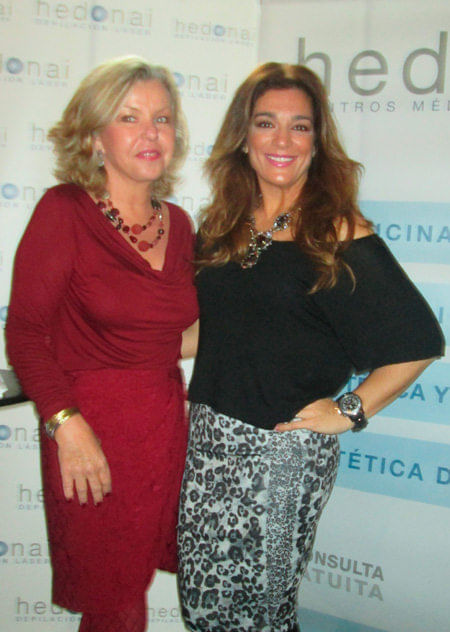 Raquel Bollo junto a Begoña Rodríguez Directora de Hedonai en Jerez