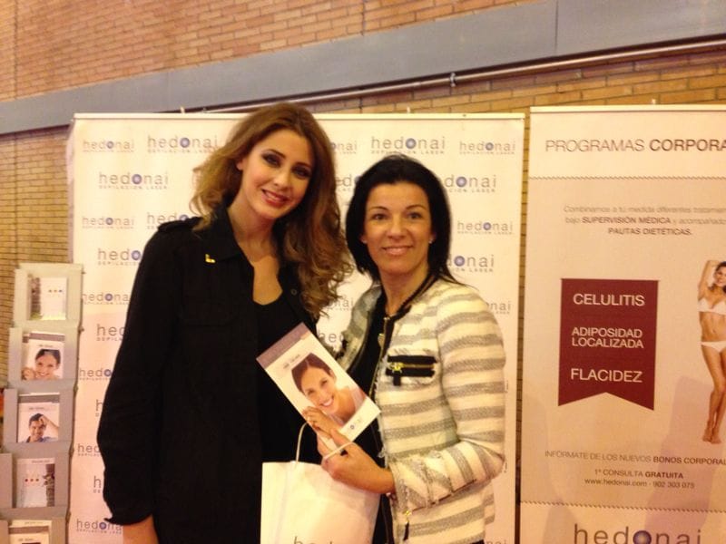 Elisabeth Reyes con Raquel Polo de Hedonai en Sevilla