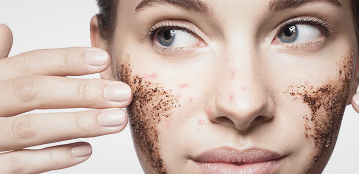 exfoliar la cara